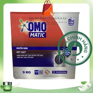 OMO Bột giặt thùng 9KG cho máy cửa trên, cửa trước, giặt tay