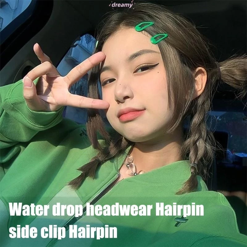 Dreamydrop-hình 5 cm thả keo phun dầu sơn nữ bb kẹp mũ kẹp tóc bên kẹp tóc tóc
