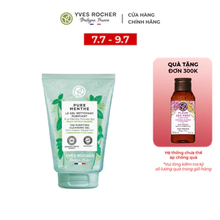 Sữa rửa mặt dạng gel Yves Rocher Pure Menthe Cleansing Gel 125ml