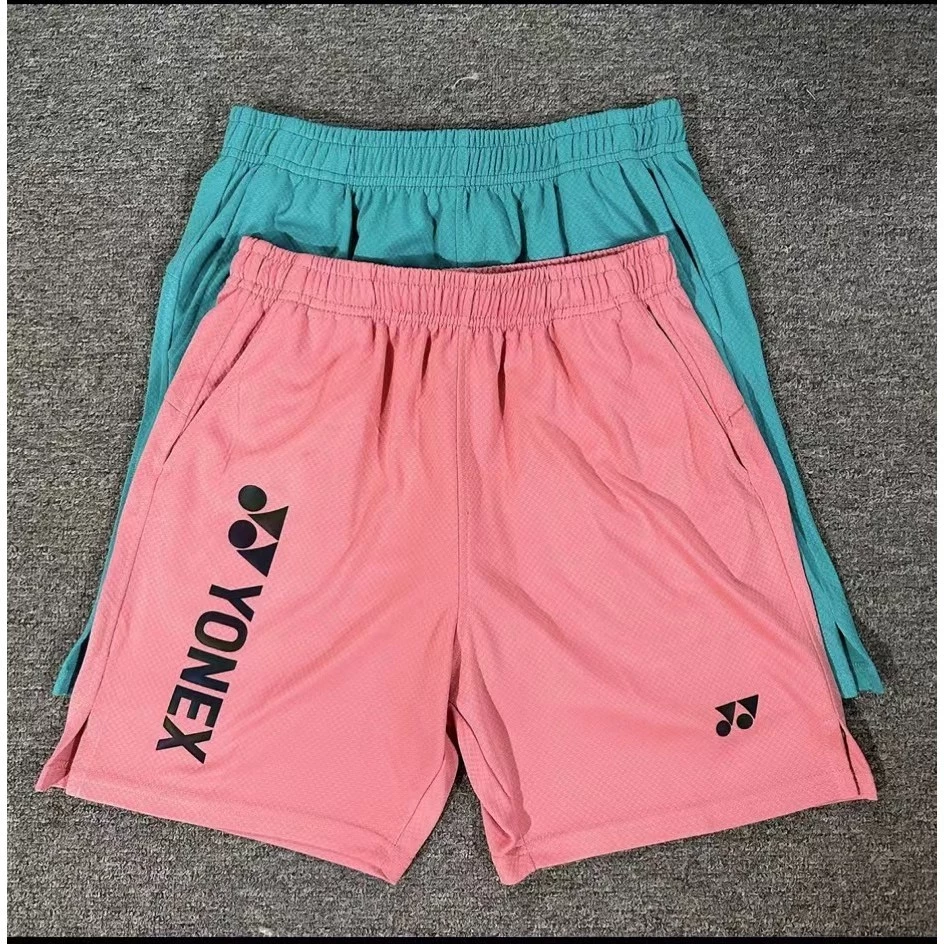 Giao hàng trong vòng 48 giờ mùa hè Quần short cầu lông mới YY Cuộc thi tập luyện thể thao nam và nữ Giải trí Chạy bóng bàn Lưới bóng chuyền khô nhanh