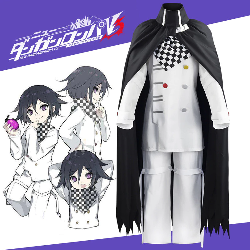 Anime Danganronpa Kokichi Oma Trang Phục Hóa Trang Kokichi Oma Tổng Thống Đồng Phục Áo Khoác Halloween Trình Diễn Sân Khấu Trang Phục