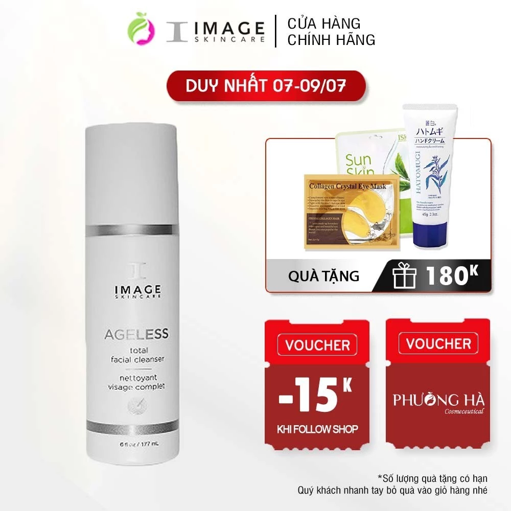 Sữa rửa mặt chống lão hóa da Image Skincare Ageless Total Facial Cleanser 177ml