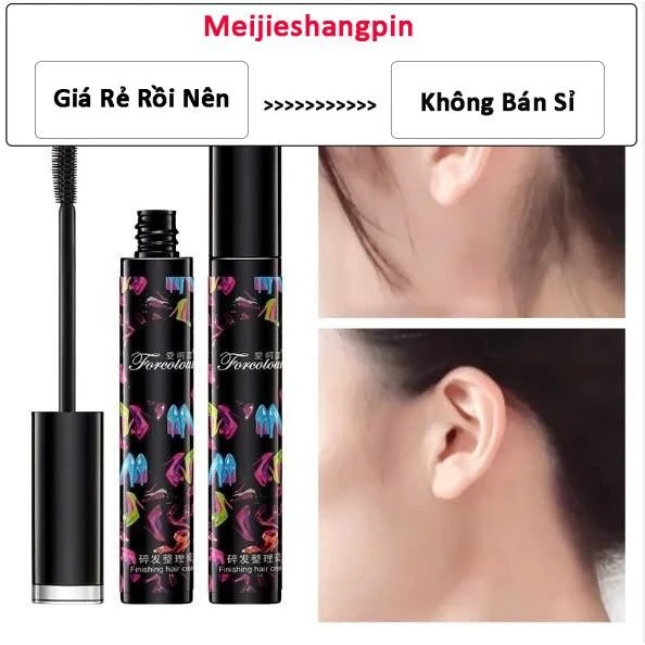 mascara chuốt tóc con thần thánh chải tóc vào nếp