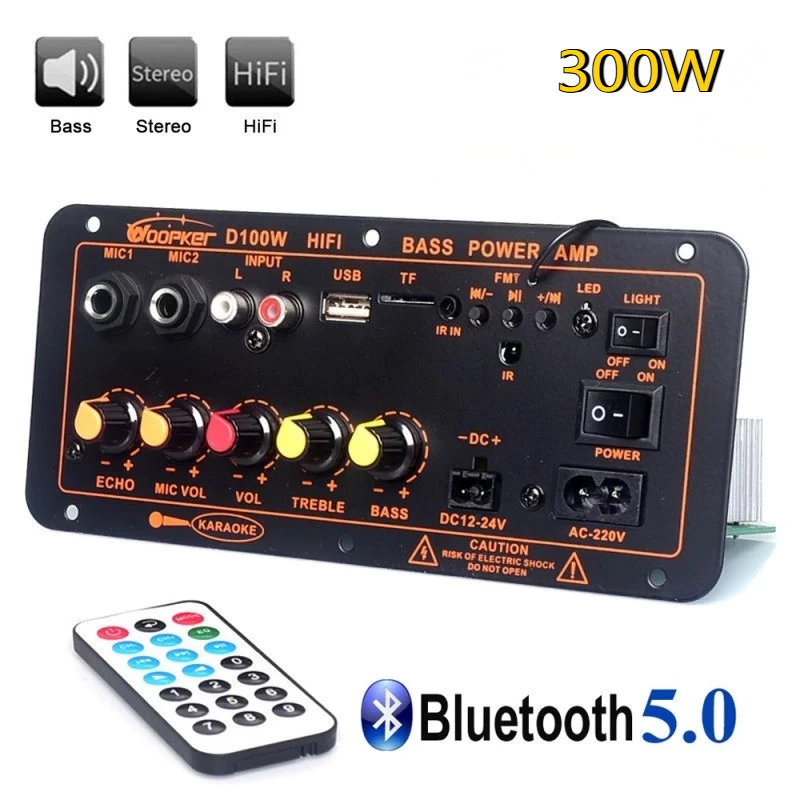 【Free ship】Bo mạch loa Bluetooth 4.2 30-300W cho loa gia đình, Karaoke DIY, Bảng khuếch đại âm thanh