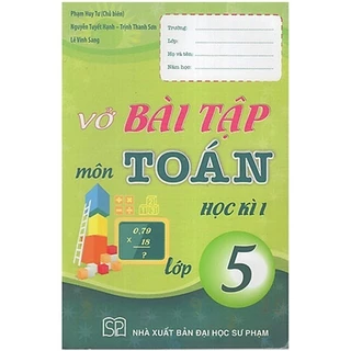 Sách Vở Bài Tập Môn Toán Học Kì 1 (Lớp 5)