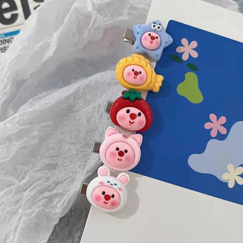 ⚡CM⚡Kẹp tóc Mini Loopy hải ly mini dễ thương dành cho nữ
