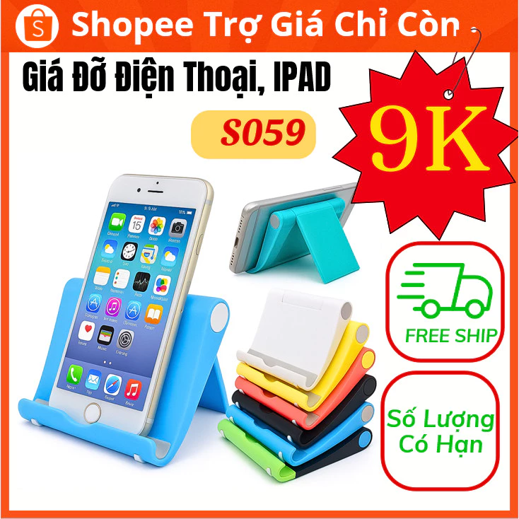 Giá Đỡ Điện Thoại, Giá Đỡ Máy Tính Bảng S059 Dùng Xem Phim, Xem Video
