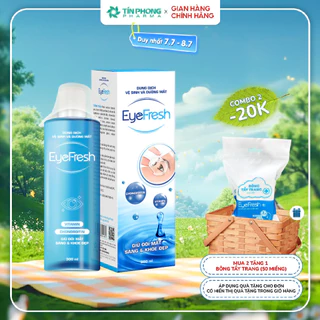 Nước Rửa Mắt EYEFRESH Vệ Sinh và Dưỡng Mắt Giúp Làm Sạch Bụi Bẩn, Hỗ Trợ Giảm Khô Mắt, Mỏi Mắt Chai 300ml