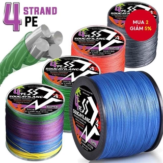 Dây Câu Sogayilang X+4 100M PE Bện Siêu Bền Tối Đa Lực Kéo Chống Mài Mòn