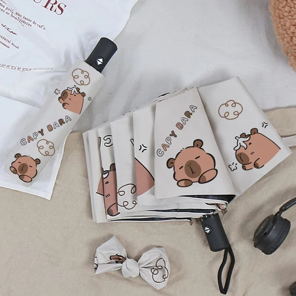 Ô Gấp Gọn Capybara Siêu Dễ Thương - Thiết Kế Tiện Lợi, Bền Bỉ, Phù Hợp Cho Bé Yêu