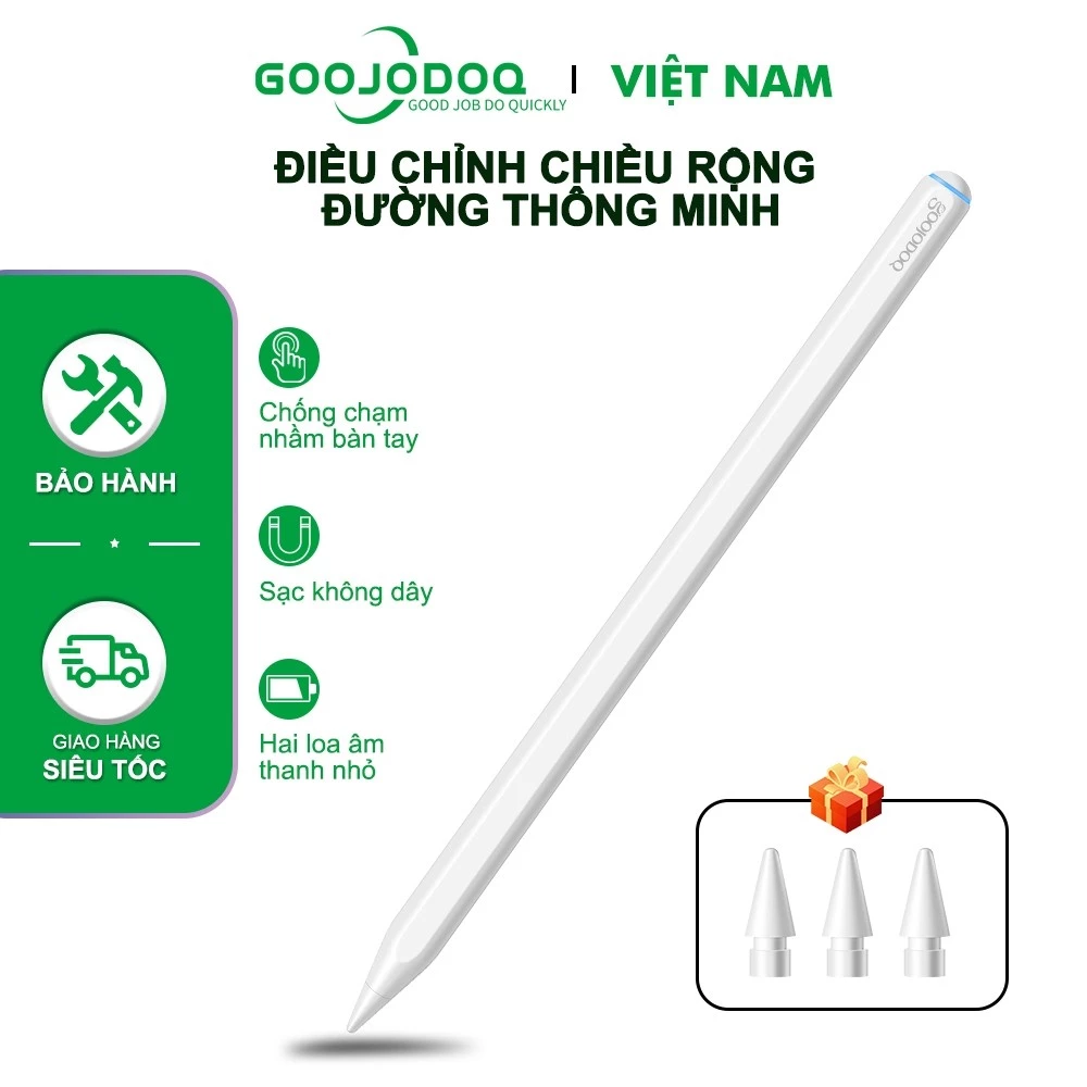 Bút cảm ứng GOOJODOQ GD13 2022 Mới Không Dây Cho Ipad Air 4/5 Pro 11 12.9 2022-2018