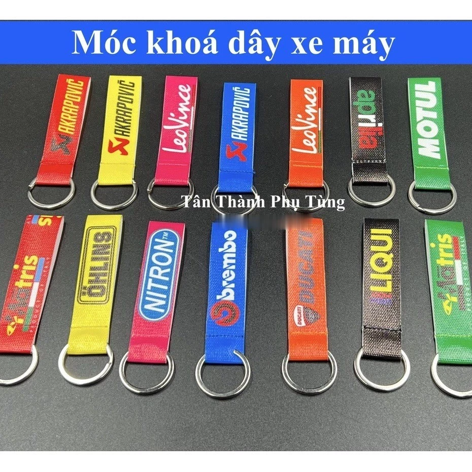 Móc khoá dây xe máy đủ màu - giá 1cái (MS515)