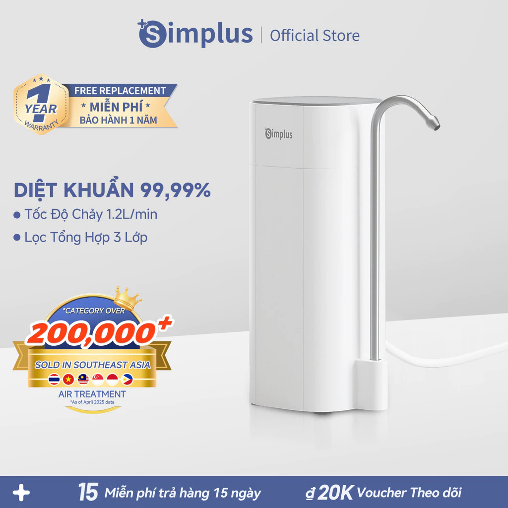 Simplus Máy Lọc Nước Siêu Lọc JSQH001 - Bảo Hành 1 Năm 1 Đổi 1