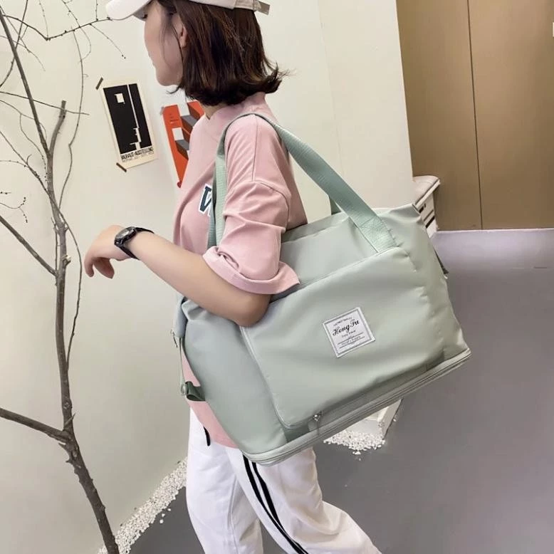 【Hwang】 Túi Xách Du Lịch 2 Tầng Có Thể Gấp Gọn - Balo Du Lịch 2 Tầng Đựng Đồ Đa Năng