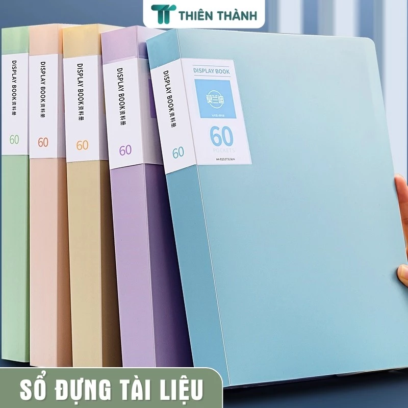 File Lá Đựng Tài Liệu A4 Trong Suốt - Túi Hồ Sơ Nhựa PVC Chống Nước, Giúp Sắp Xếp Giấy Tờ Ngăn Nắp