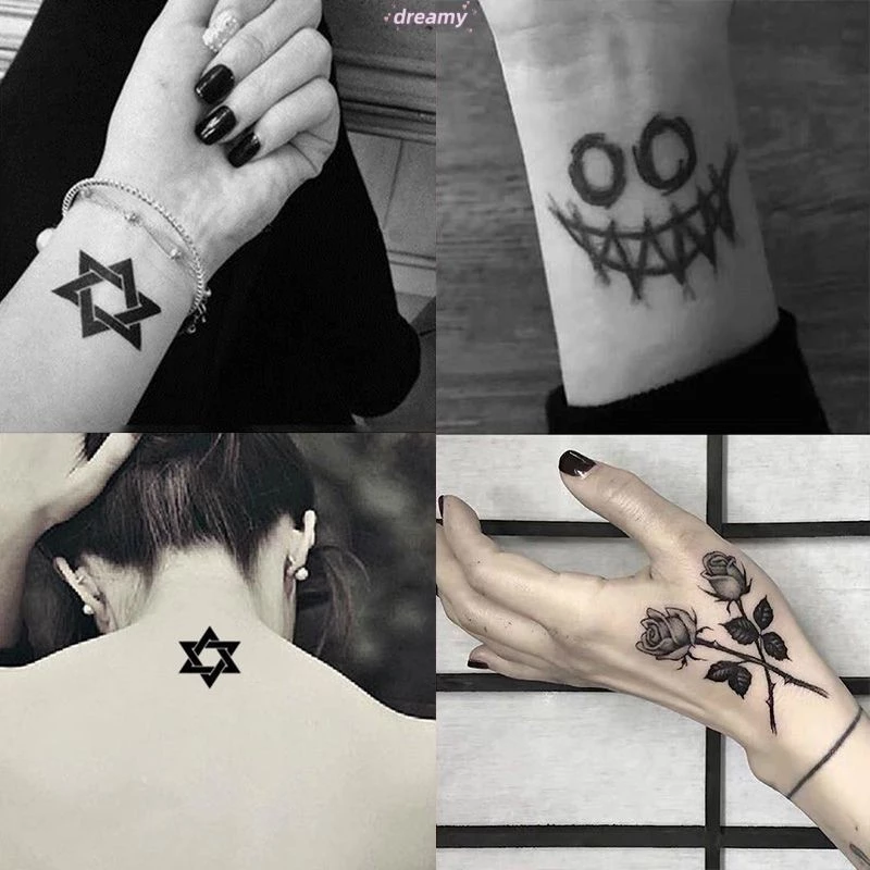 💕Dy💕Hình Xăm Dán Tạm Thời Chống Nước 10cmx6cm Chống Thấm Nước 10~15 Ngày