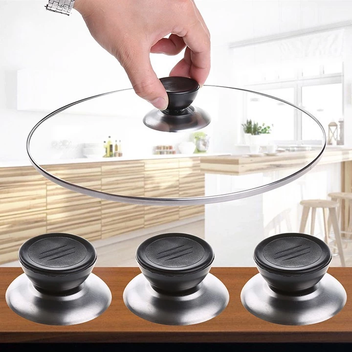 Set 2 Núm Cầm Thay Thế Cho Nắp Vung Xoong, Nồi, Niêu Và Chảo – Núm Vung Nồi Tiện Ích - HÀNG CÓ SẴN