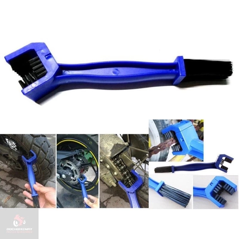 Bàn Chải Vệ Sinh Sên, Bàn Chải Chà Sên, Cọ Xích Xe 3D , lông cứng độ bền cao dễ sử dụng