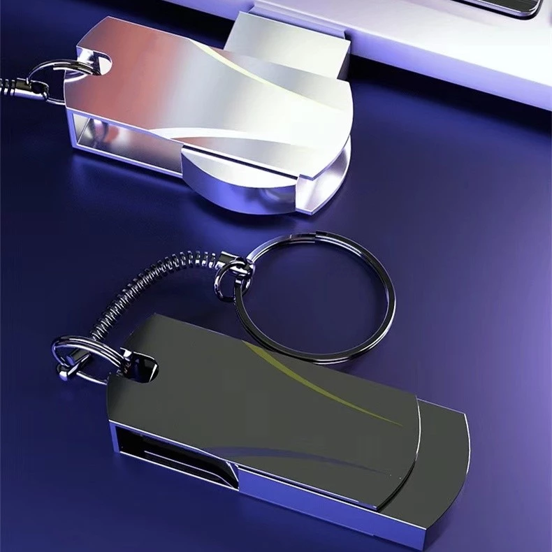 Ổ Đĩa Flash USB Dung Tích Lớn 1GB 2GB 4GB 8GB 16GB 32GB 64GB 128GB 1TB Dây Đeo Thời Trang Kim Loại Nhiều Màu