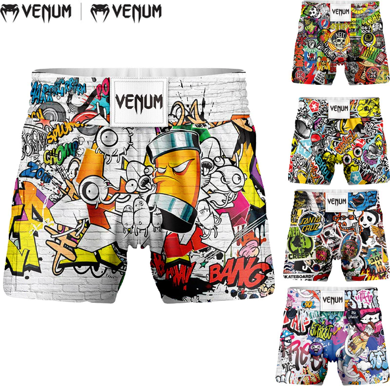 2024 Quần tập đấm bốc nam nữ mới + Quần Short đấm bốc Muay Thái + Quần ngắn thi đấu MMA & Tập thể dục chiến đấu chiến đấu