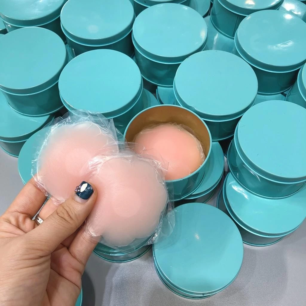 【Hwang】Hộp 10 Miếng Dán Ngực Silicon - Miếng Dán T.i Tàng Hình