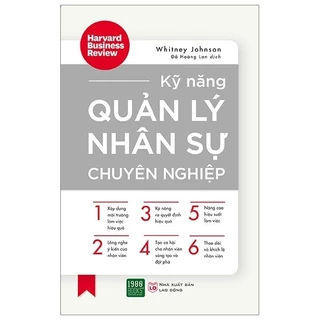 Sách - Kỹ Năng Quản Lý Nhân Sự Chuyên Nghiệp