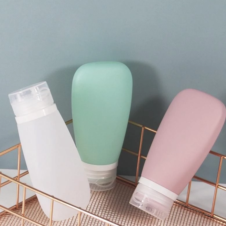 【Hwang】 Set 3 Lọ Chiết Dầu Gội,Sữa Tắm Nhựa Dẻo 60ml - Chai Chiết Nắp Nhấn Du Lịch Tiện Dụng