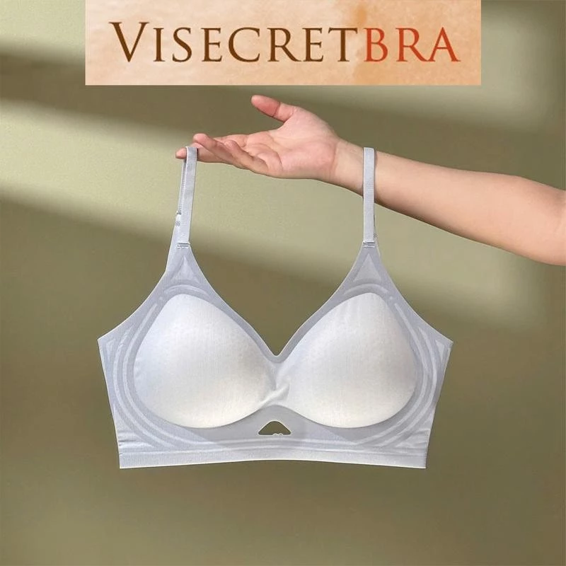 DEAL SAM - 240856 -- VISECRETBRA Áo Lót Nữ Áo Bra Su Đúc Mút Dày Thoáng Khí Nâng Độn Vòng 1 Không Gọng Gom Quả Bản Lưng