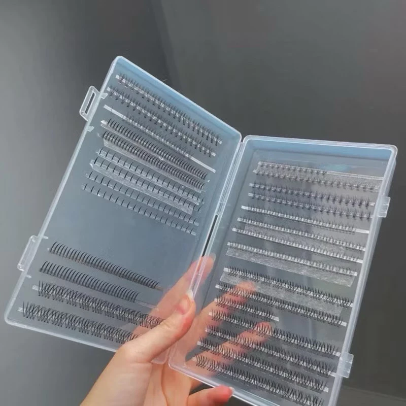 Hộp đựng mi giả cắt dán tặng kèm 4 miếng dán