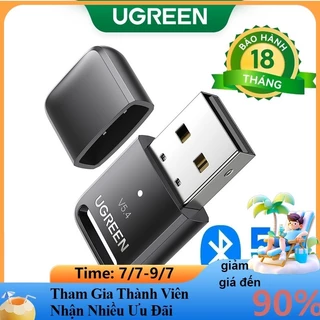 Ugreen USB Bluetooth 5.4 5.3 5.0 Bộ chuyển đổi Bộ thu phát Dongle không dây cho PC Windows 11 10 8.1 Tai nghe âm thanh nổi Bluetooth