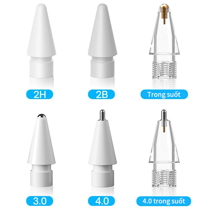 [Ngòi Chính Hãng] Ngòi bút thay thế nhám cao cấp Goojodoq cho bút Apple Pencil 1/ 2