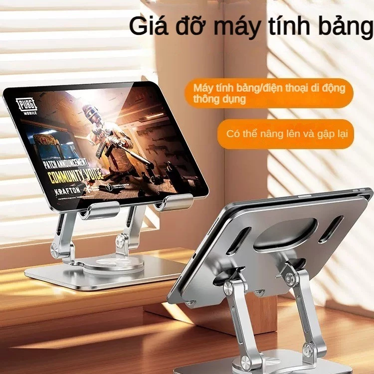 Giá đỡ Máy tính bảng iPad Chân xoay 360 độ bằng nhôm tiện lợi Macbox