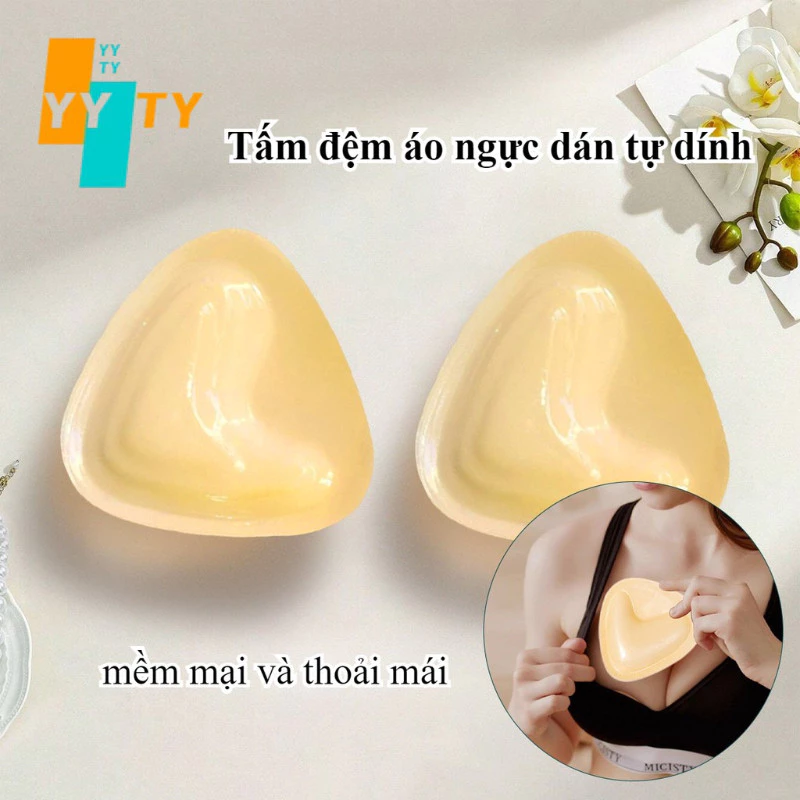 YYTY Miếng Dán Ngực Tam Giác,Thoải mái và thoáng khí, Độ dính tốt,Vật liệu tốt cho sức khỏe,Đa mục đích