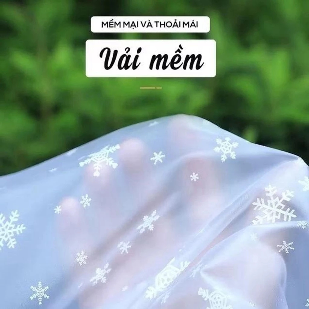 ￼Áo mưa bộ Quần + Áo đi xe máy và đi bộ (Mẫu Trong suốt hoa tuyết và Mẫu khác) chất liệu PVC
