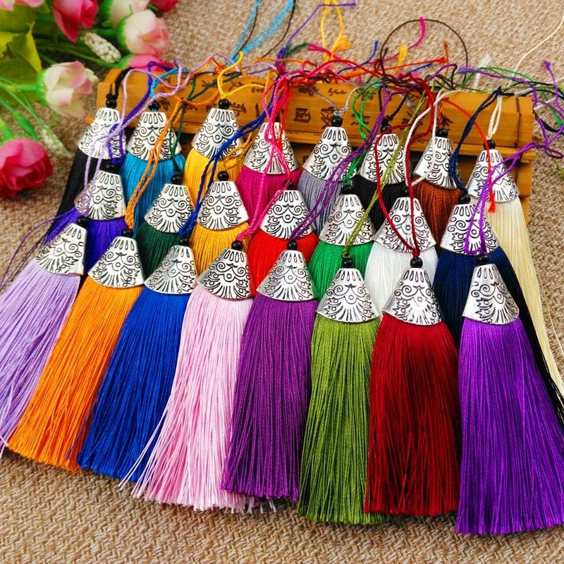 (combo 5 cái)Tua rua cổ trang 9cm, Nguyên liệu làm trang sức cổ trang, Nguyên liệu diy