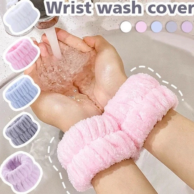 Băng Đô Đeo Cổ Tay Rửa Mặt Đa Năng Dành Cho Nữ Tiện Lợi