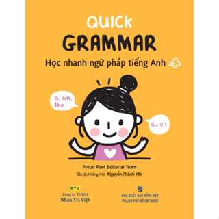 Sách - Quick Grammar - Học Nhanh Ngữ Pháp Tiếng Anh (CD) (Tái Bản 2018)