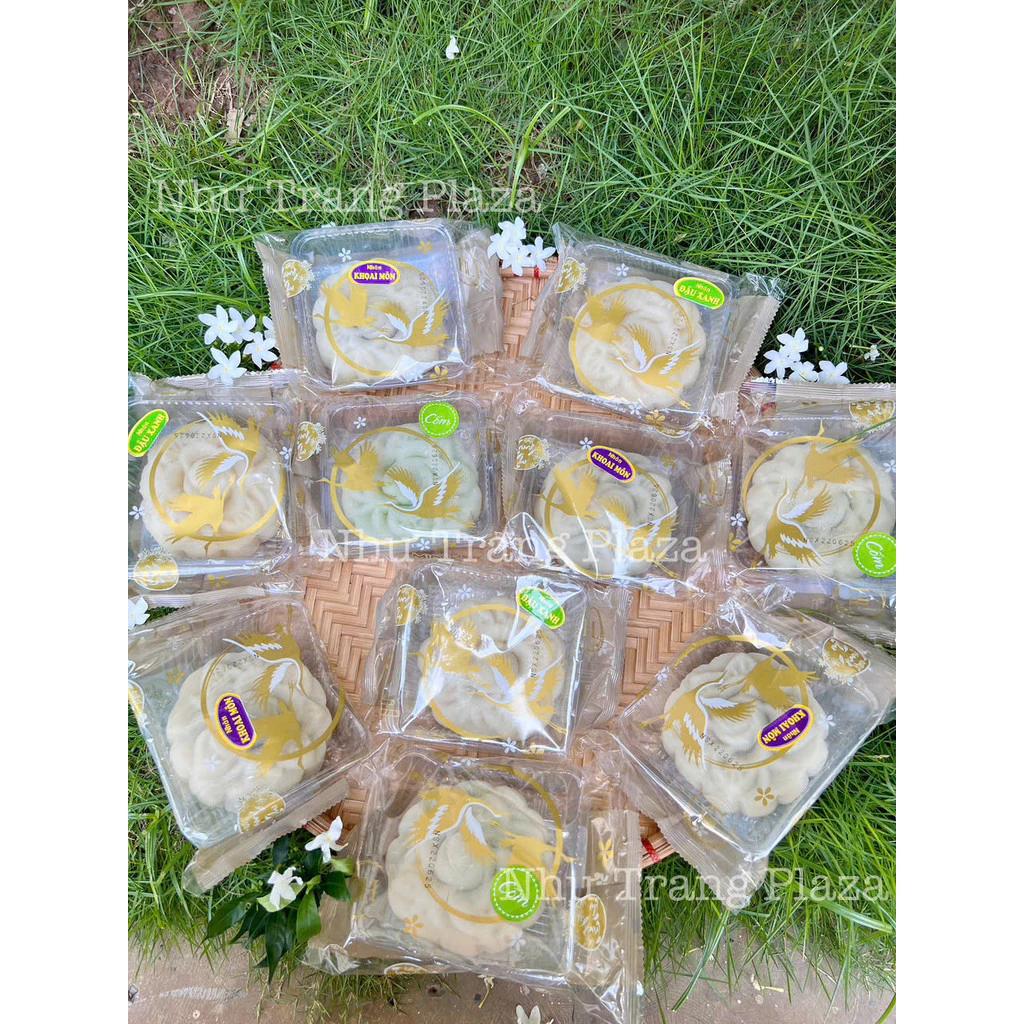 [Size Lớn 180g] Combo 7 Bánh trung thu , bánh nướng , bánh dẻo , hương vị truyền thống Việt Nam, đủ vị thơm ngon