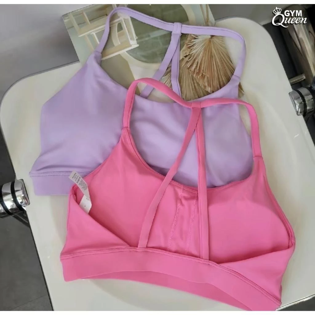 Bra tập Gym, Yoga 032 quai nhỏ, Vải lulu mút rời Co dãn tốt, dáng ngắn