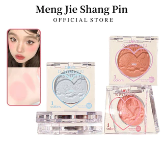 Xixi Đơn Sắc Đào Trái Tim Chống Thấm Nước Blush Độ Hòa Thấp Bột Tinh Tế Blush Màu Tự Nhiên Trang Điểm