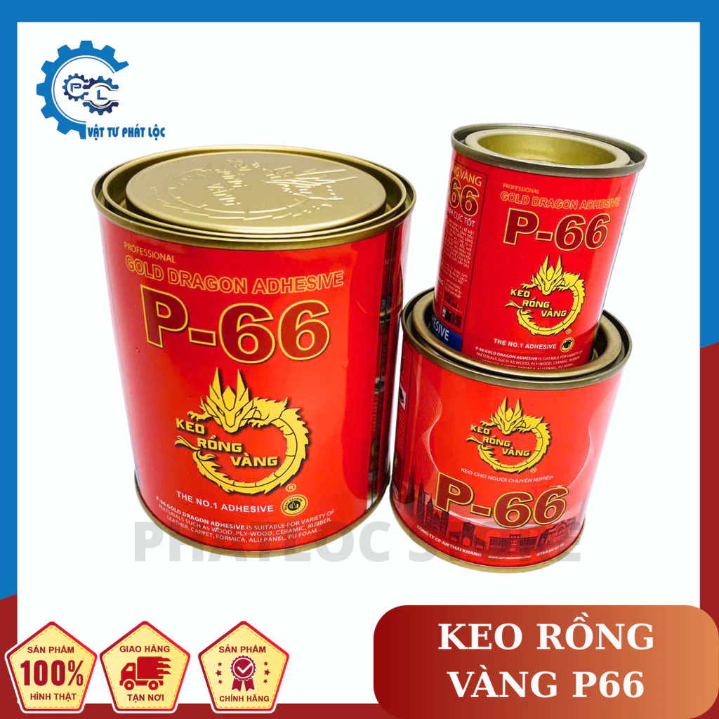 Keo rồng vàng P66 25g,100g, 200g - Keo dán giày