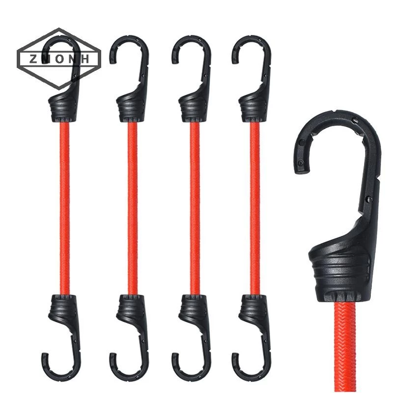 ZMONH Hook RopeElastic Hành lý RopeMotorcycle Fixing StrapElastic Reinforced Tie Down Strap * mới