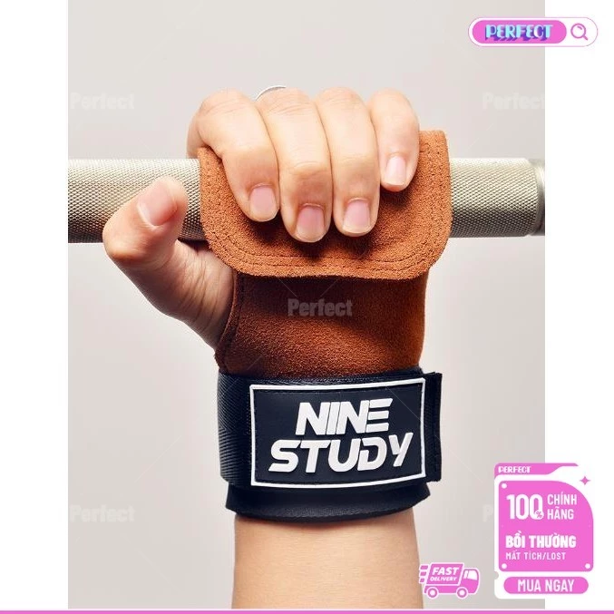 😊Găng Tay Tập GYM, Dây kéo lưng Lifting Straps đa năng hỗ trợ tập Gym, Deadlift, lên xà, nâng tạ🚀