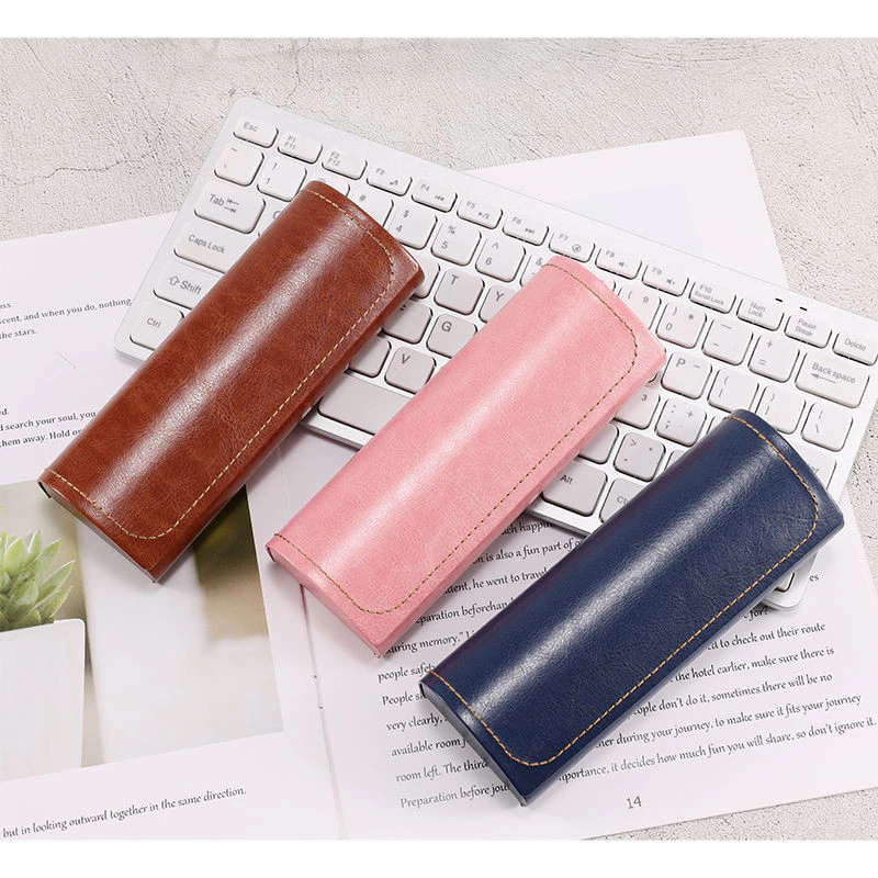 Ốp Kính Nữ Sinh Chống Áp Lực Đơn Giản Di Động Văn Học Cận Thị Hộp Bảo Quản Niche Kính Từ Tính