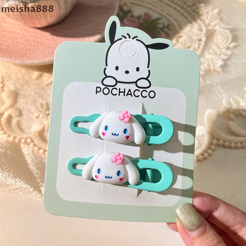Set 2 Chiếc Kẹp Tóc Hoạt Hình Giai Điệu Kuromi Dễ Thương Phụ Kiện Tóc Quà Tặng Đẹp