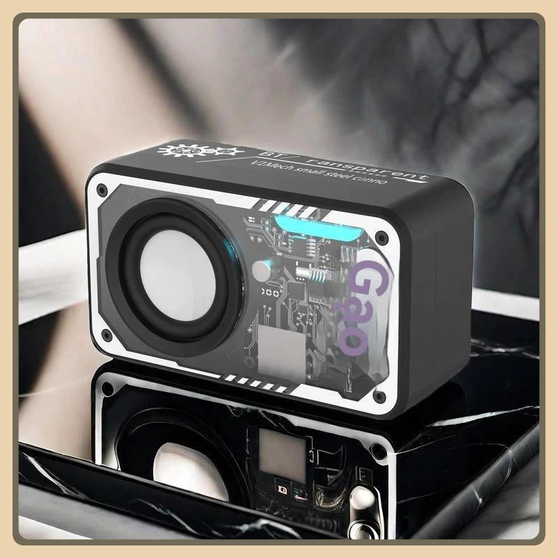 【🔥Rẻ】Loa Bluetooth không dây V1 Loa tích hợp RGB Âm nhạc sạc Subwoofer Mini ngoài trời Portable LED Flash Loa