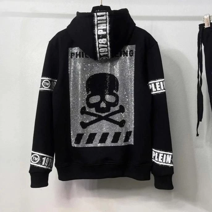 Áo Khoác Hoodie PHI LÍP ĐÂU LÂU In Kim Tuyến Cao Cấp Cho Boy Phố Cực Chất Siêu Đẹp Top Dài Tay