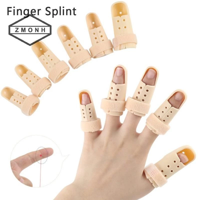 Zmonh Hỗ trợ ngón tay Nẹp hỗ trợ bảo vệ ngón tay Mallet Nẹp tư thế Corrector * mới