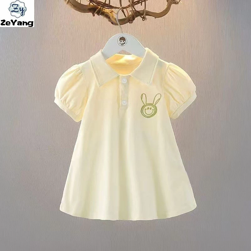[Zy] 70-150 Hàng có sẵn Váy polo thông thường cho trẻ em Váy công chúa ngọt ngào thời trang bé gái Váy phù hợp cho mọi trận đấu Quần áo trẻ em thời trang Vận chuyển nhanh