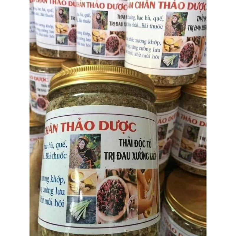 M1 Muối ngâm chân thảo dược Như Ý Hũ 500gram Thơm và hiệu quả M2